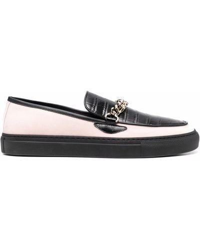 Human Recreational Services Loafers Met Kettingdetail - Wit