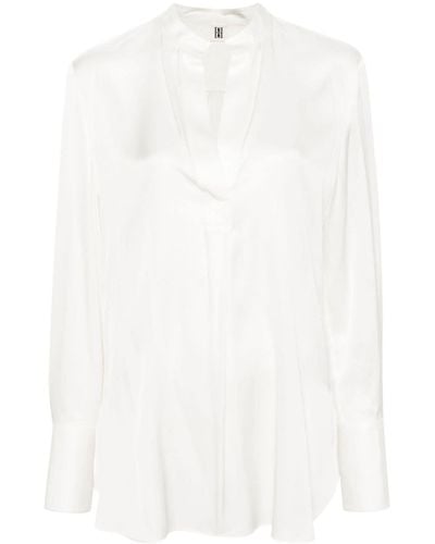 By Malene Birger Mabillon Silk Shirt - White