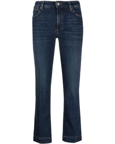 Sportmax Flared Cropped Jeans - Blauw