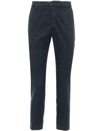 Dondup Slim-Fit-Hose mit Bügelfalten - Blau