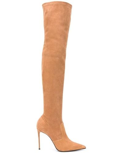 Le Silla Carry Over Thigh-high Boots - Brown