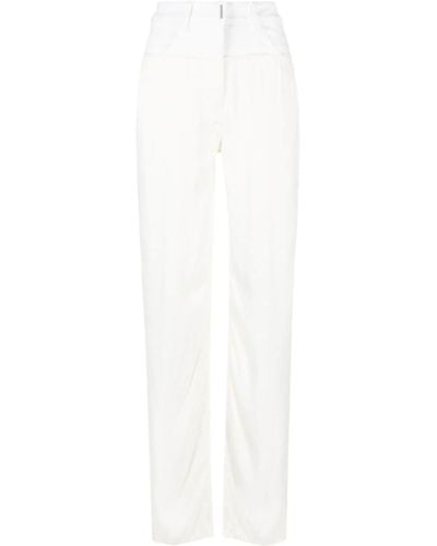 Givenchy Jupe taille-haute à design patchwork - Blanc