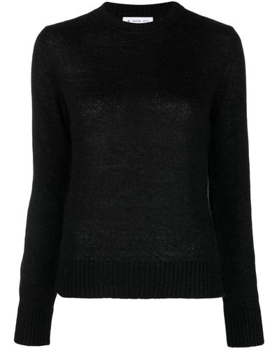 Manuel Ritz Long-sleeve Knitted Sweater - Black