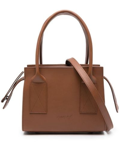 Marsèll Righetta Piccola Leather Tote Bag - Brown