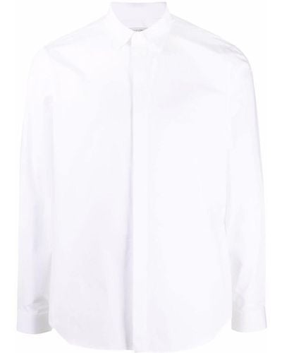 Valentino Garavani Hemd mit verdeckter Knopfleiste - Weiß