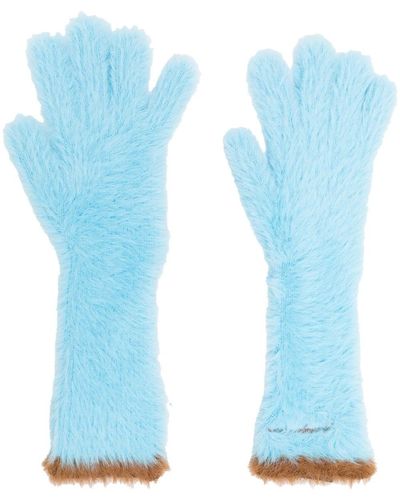 Jacquemus Les gants Neve Handschuhe - Blau