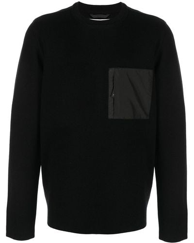Aztech Mountain Sweater Met Ronde Hals - Zwart