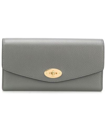 Mulberry Portefeuille Darley - Gris