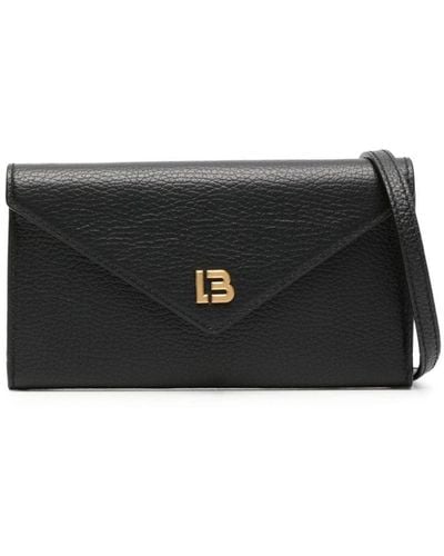 Bimba Y Lola Mini Leather Crossbody Bag - Black