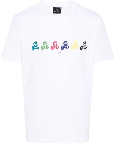 PS by Paul Smith T-shirt en coton biologique - Blanc