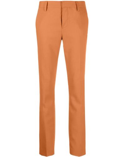 DSquared² Pantalones de vestir con corte slim - Naranja
