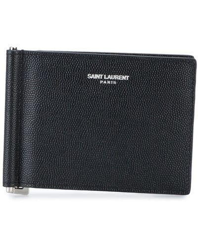 Saint Laurent サンローラン マネークリップ財布 - ブラック