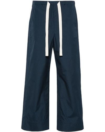 Max Mara Pantalones con corte recto - Azul