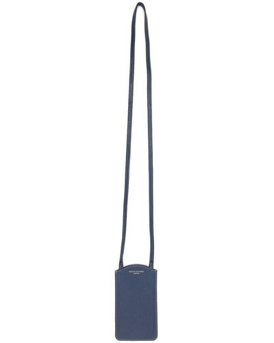 Aspinal of London London Leather Mini Bag - Blue