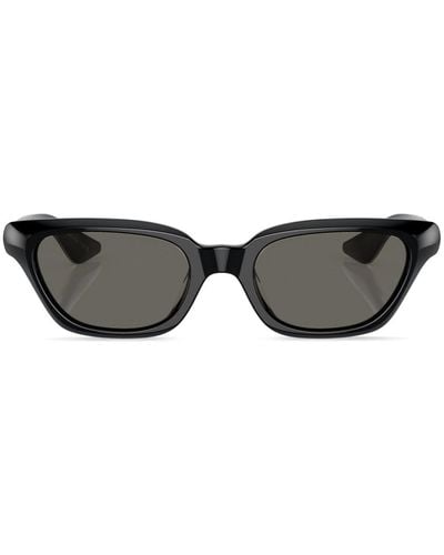 Oliver Peoples Sonnenbrille mit Cat-Eye-Gestell - Schwarz