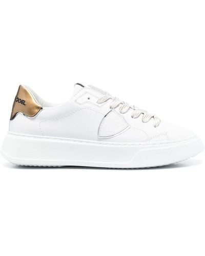 Philippe Model Temple Low-top Sneakers - White