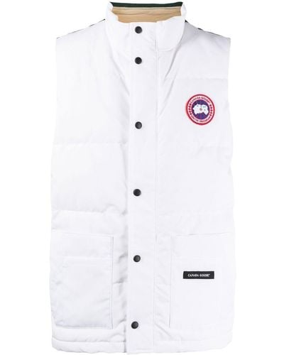 Canada Goose Freestyle Regeneration Down-filled Gilet - White
