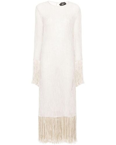‎Taller Marmo Nile Fringed Midi Dress - White