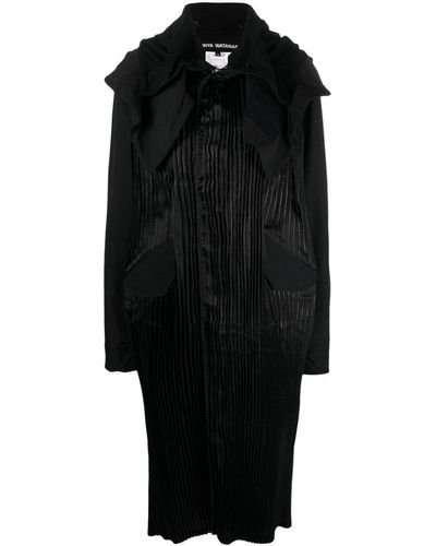 Junya Watanabe ジップアップ フーデッドジャケット - ブラック