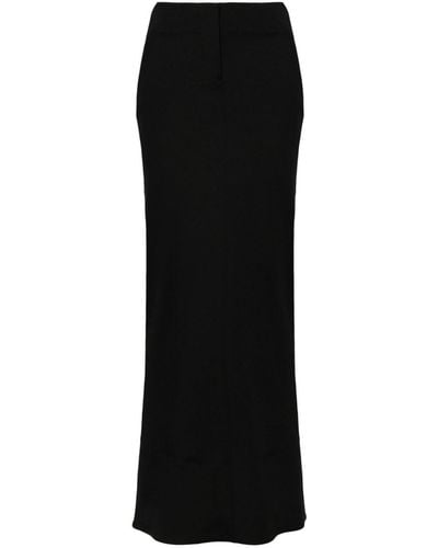 Jacquemus Stretch Jersey Skirt - Black