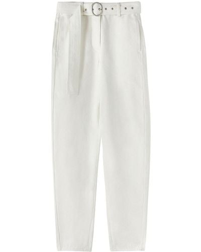 Jil Sander High-rise Wide-leg Jeans - Women's - Cotton - White