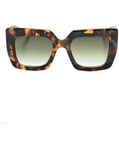 Barton Perreira Wailua Square-frame Sunglasses - Brown