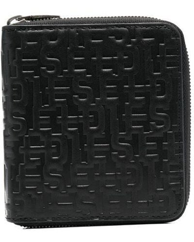DIESEL Bi-fold Coin Zip M 財布 - ブラック