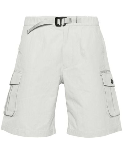 Sease Belted Cotton Cargo Shorts - White