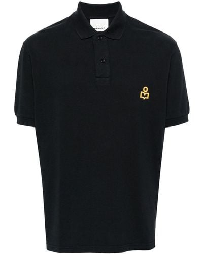 Isabel Marant Polo Shirt With Logo - Black