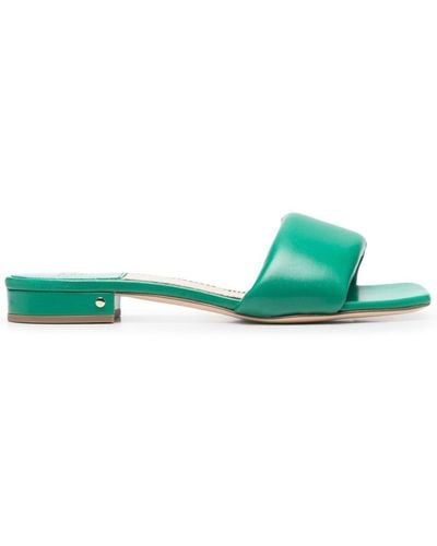 Laurence Dacade Open Toe Slip-on Sandals - Green