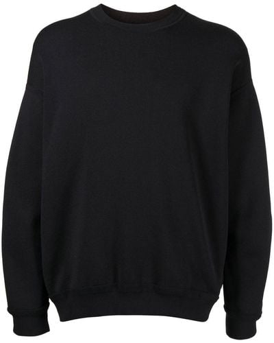 3.1 Phillip Lim Crewneck Zip-sleeve Sweater - Black