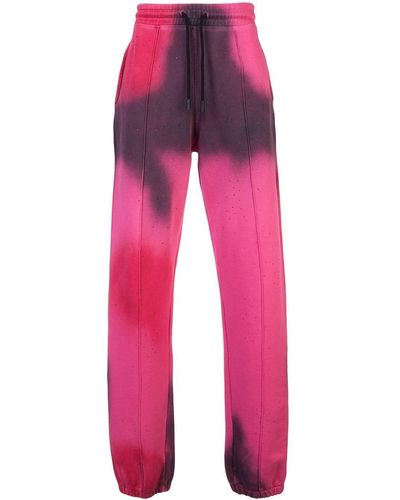 Off-White c/o Virgil Abloh Spray Logo Track Trousers - Pink