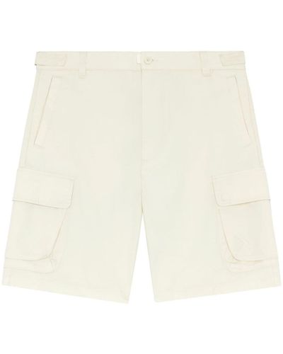 DIESEL P-argym Cotton Shorts - White