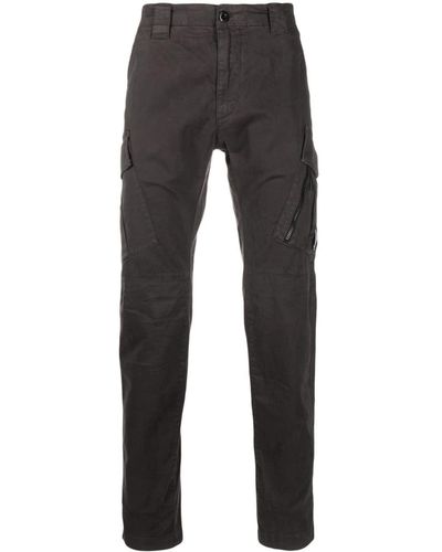 C.P. Company Low-rise Skinny-cut Pants - Gray