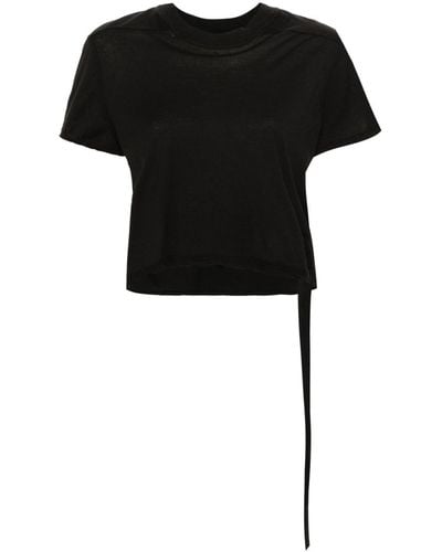Rick Owens Level T Cropped T-shirt - Black