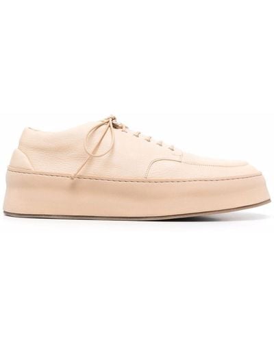 Marsèll Leather Lace-up Derby Shoes - Natural