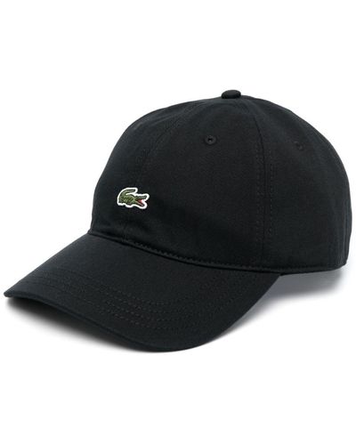Lacoste Logo-patch Adjustable-fit Cap - Black