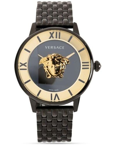 Versace ヴェルサーチェ ラ メドゥーサ 38mm 腕時計 - ブラック