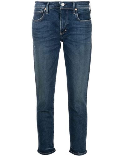 Citizens of Humanity Skinny Cropped Jeans - Blue