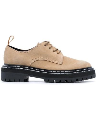 Proenza Schouler Chunky-sole Derby Shoes - Brown