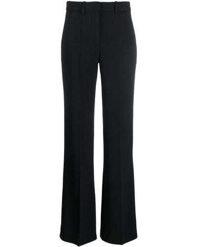 JOSEPH Morrissey Tailored Flared Trousers - Blue