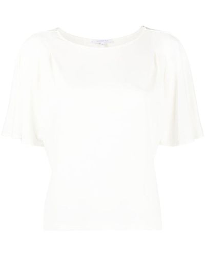 Patrizia Pepe Relaxed-fit Short-sleeve T-shirt - White