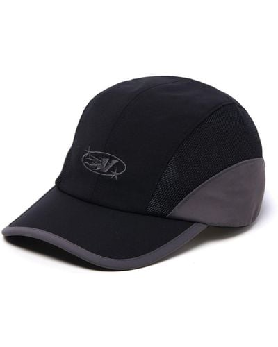 FIVE CM Embroidered Panelled Baseball Cap - Blue