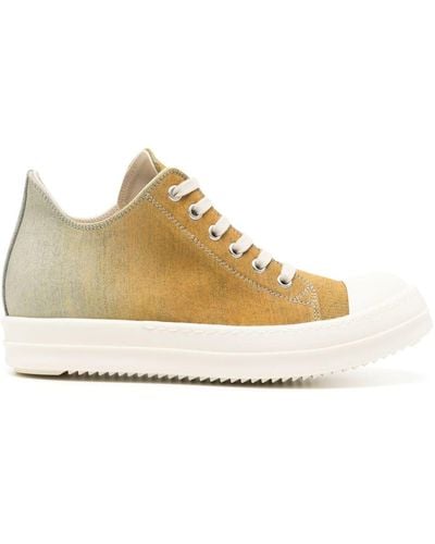 Rick Owens ブルー& Low Sneaks スニーカー - ナチュラル