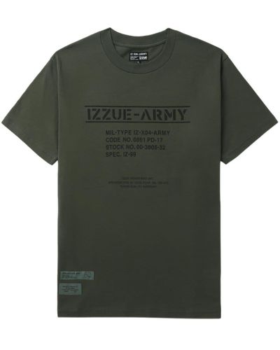 Izzue T-shirt con stampa - Verde