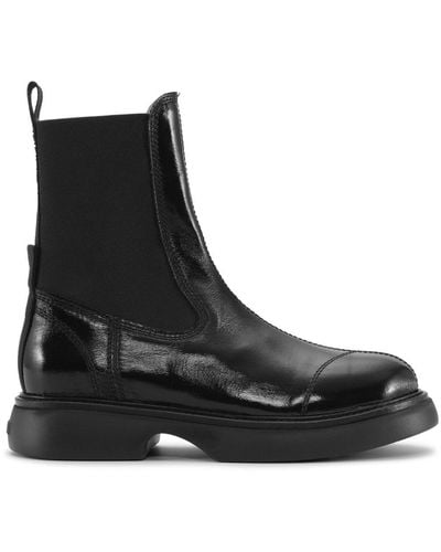 Ganni 30mm Chealsea Boots - Black