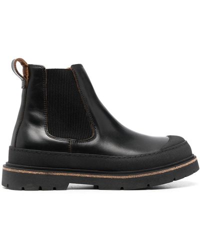 Birkenstock Stalon Leather Chelsea Boots - Black