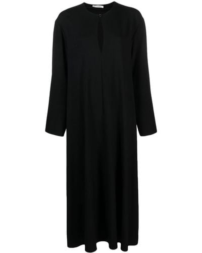 The Row Kleid mit rundem Ausschnitt - Schwarz