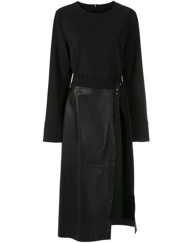 Gloria Coelho デタッチャブルスカート ドレス - ブラック