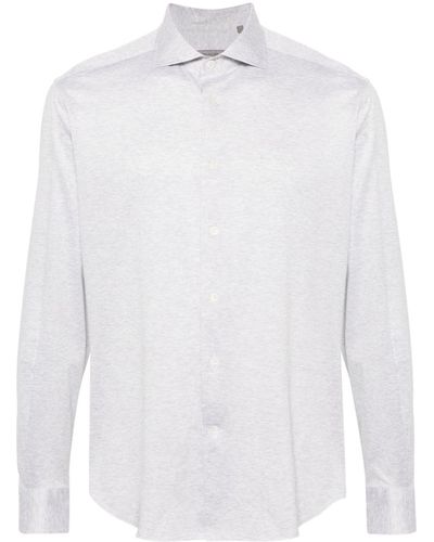 Corneliani Camicie piqué - Bianco